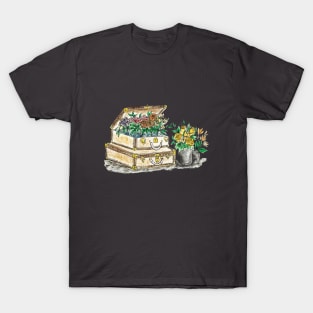 Flower Suitcase T-Shirt